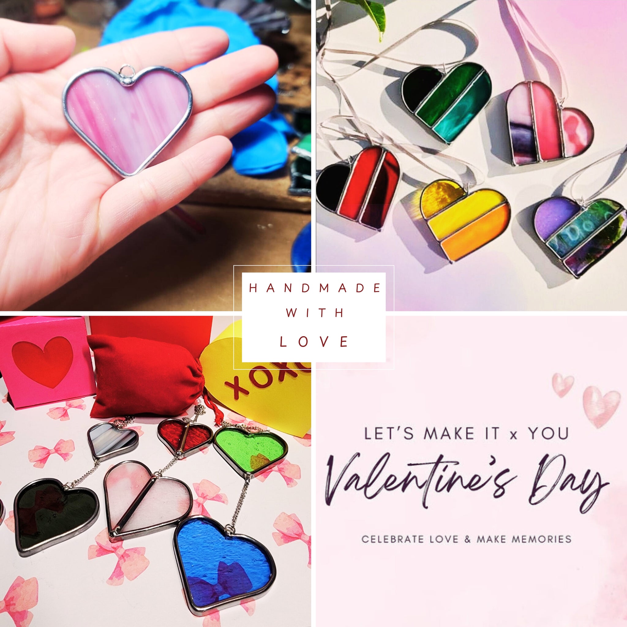 Valentine's Day - Stained Glass Hearts Workshop