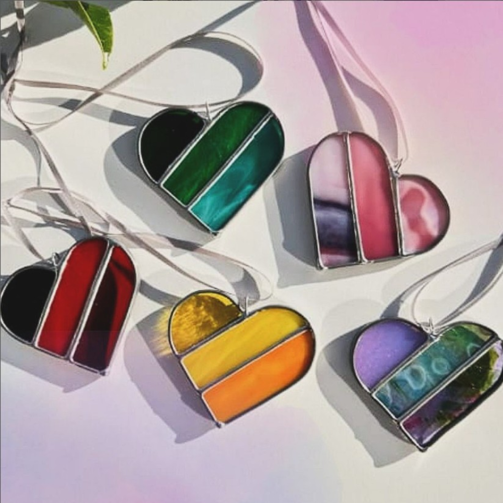 Valentine's Day - Stained Glass Hearts Workshop